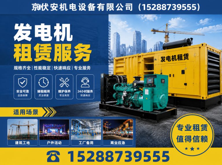 万宁发电机出租展示图